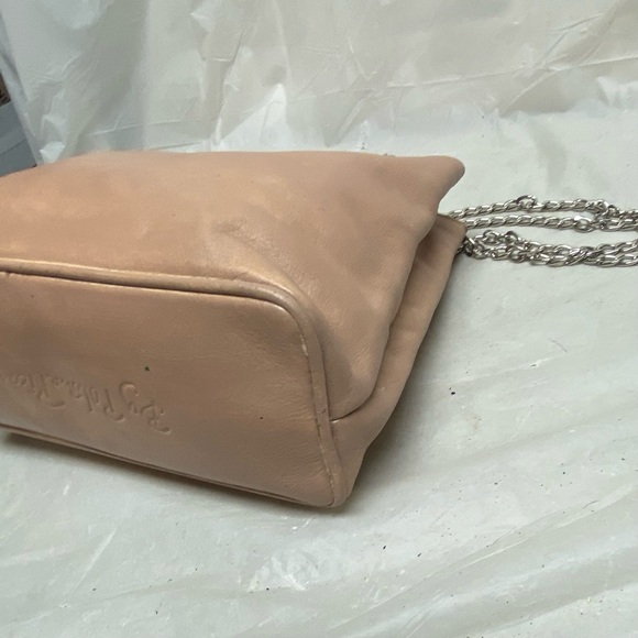 Paloma Picasso- Tiffany’s Designer, Italy Pink Leather-Shoulder- Crossbody Bag - Picture 7 of 12
